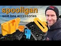 Teakles tackle talks spooligan fishing seat box accessories