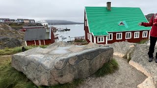 Qaqortoq, Greenland Art Tour & Visit INSIDE a local Greenland House -elder tribe lady's private home