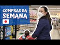 Compras da semana no supermercado Heiwado: O que compramos e quanto gastamos? (em ienes e reais)