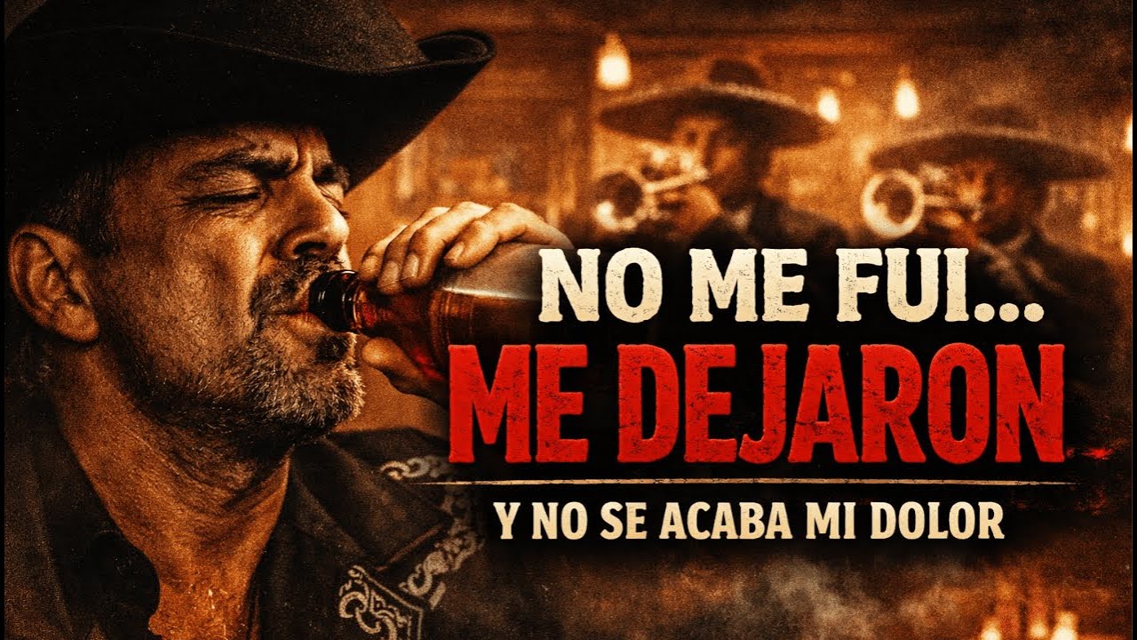 💔🥃 “NO ME FUI… ME DEJARON” | Ranchera Brava para Cantar Llorando