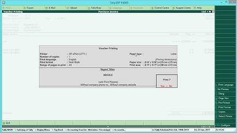How to enter Purchase entry with GST in Tally.Erp9 6.0 Beta Release
