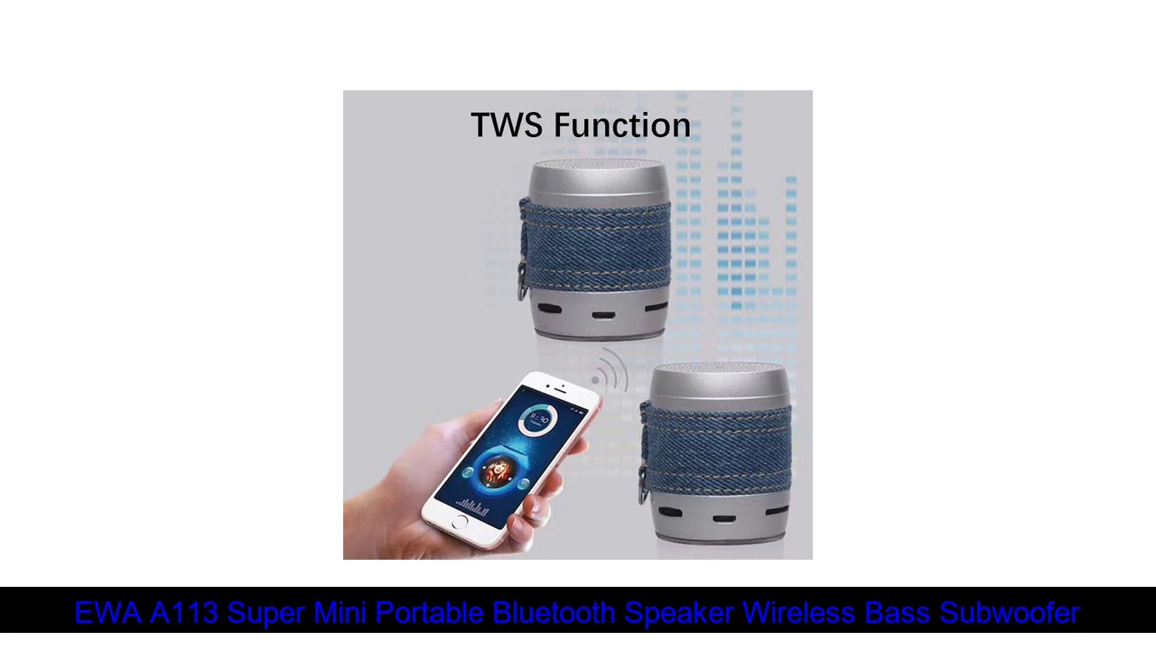 Get EWA A113 Super Mini Portable Bluetooth Speaker Wireless Bass ...