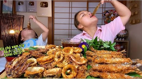 Cầm Lòng Sao Với Mâm Mực&Cá Trứng Chiên Xù Chấm Mắm Me Cay Vừa Béo Lại Vừa Giòn #641