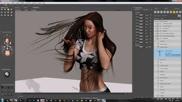 Dynamic Cloth Hair with wind part2