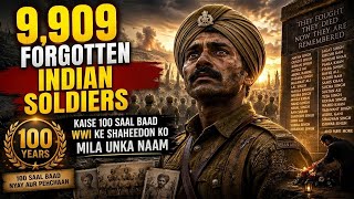 Lost To History No More😱 9,909 Indian First World War Soldiers Honoured! Current Affairs 2026! LWS