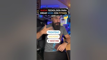 Nueva tecnología para crear WEBS con Python