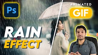 Create Animated Rain Effect Photoshop - Class 41 - Urdu Hindi screenshot 4