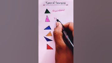 types of triangles | geometry triangles | triangle type #short #mathshorts #geometry #learning