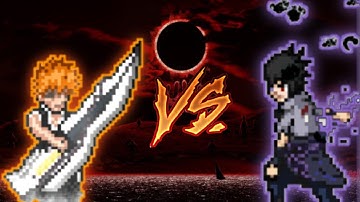 Ichigo TYBW V2 Edit VS Sasuke Indra V2 in Jump Force Mugen.