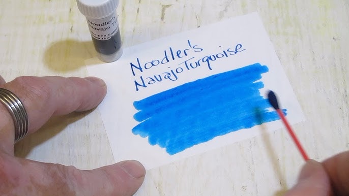 Ink Review - Noodler's Turquoise fountain pen ink — Inky Inspirations