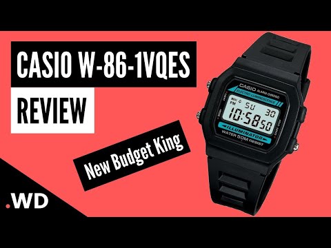 Casio W-86-1VQES Watch Review - Best cheap Casio watch!