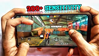 200 SENSITIVITY + 423 DPI GAMEPLAY ON NARZO 50 SETTINGS ⚙️ - SENSI + DPI 🎯 (FREE FIRE HIGHLIGHTS) 🥀