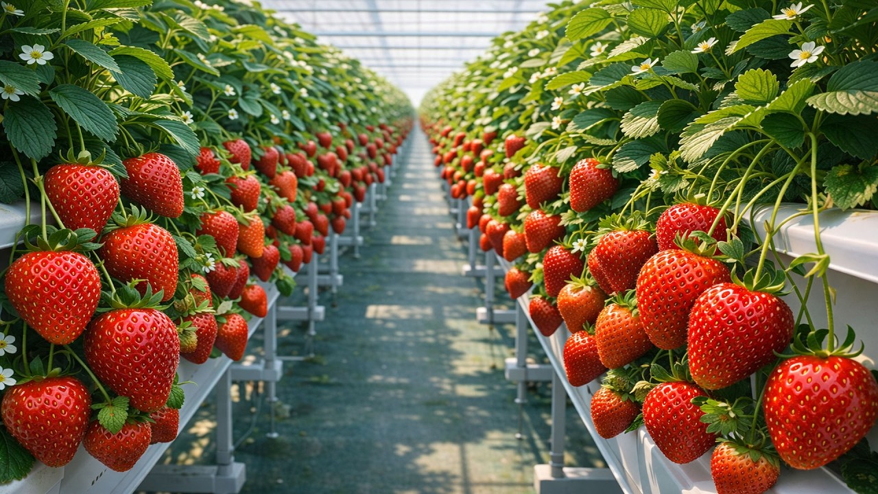 Precision Hydroponics: The High-Tech Secrets of Growing Premium Albion Strawberries