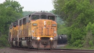 HiDef: Tons of Great Lashups on CSX's Mohawk Sub, 5-26-18.