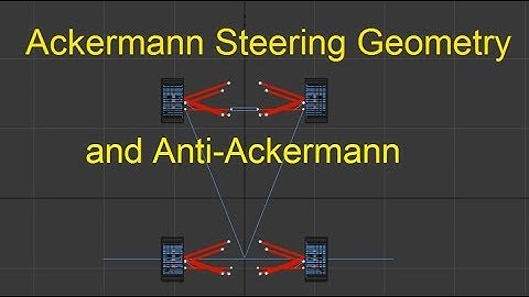 Ackerman Steering Geometry and Anti Ackerman