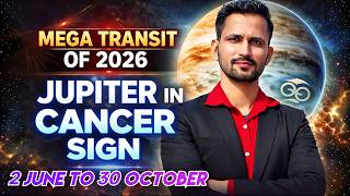 Transit of Jupiter in Cancer // June 2, 2026 to October 30, 2026 By Pt Manish // Dance of Planets