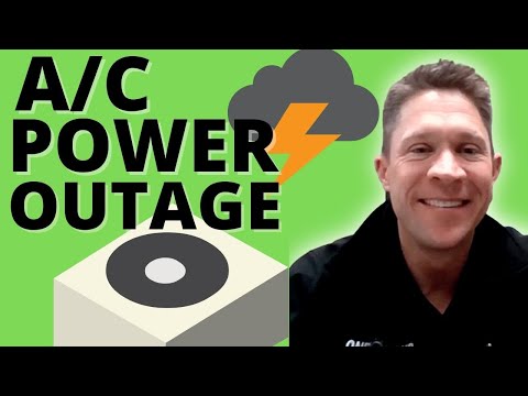 AC NOT WORKING AFTER POWER GOES OUT \ AC WON&rsquo;T TURN ON AFTER STORM