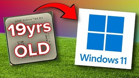 The OLDEST CPU That Runs Windows 11