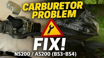 Pulsar NS200/AS200 (BS3&BS4) Carburetor Problem Fix!
