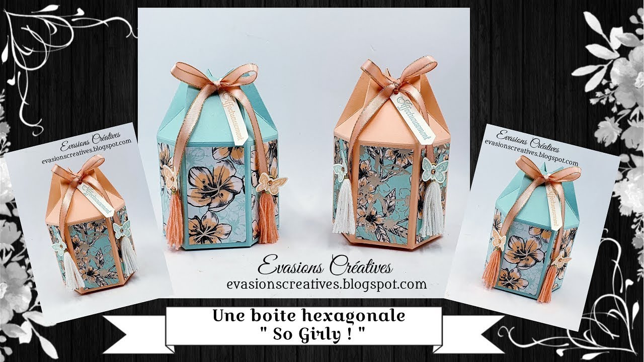 Atelier-Tuto { Boites et Sacs } Une boite hexagonale 