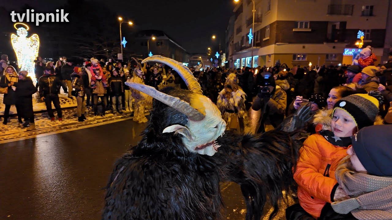 Mikulášská show s Duckbeatem, průvod, Krampusáci - Vánoce v Přerově 2023 - 5.12.2023 - video 1
