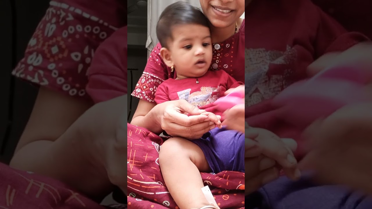 #nailswatch #cutenails #cutestmoments #8montholdbaby #babyna