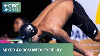 Canada chases podium finish in mixed 4x100m medley relay at Para Pan Pacific Championships