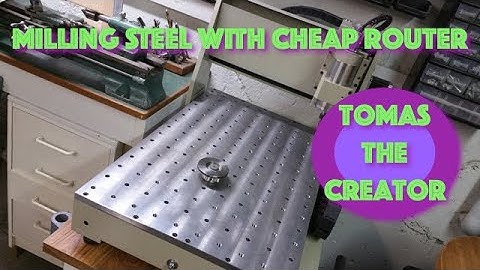 How to cut steel with a cheap 6040 cnc router. Milling steel for the first time!