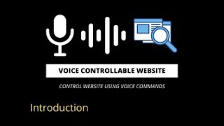 Introduction To Voice Controllable Website Concept Demo Coming Soon
