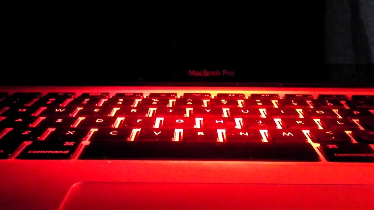 MACBOOK COLOR CHANGING KEYBOARD - YouTube