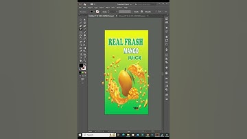 How to Make Mango juice labal in Adobe Illustrator cc