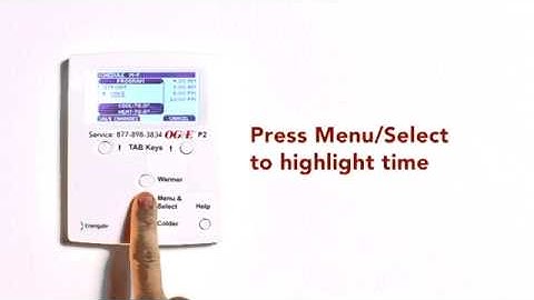 P2 StartTemp Thermostat: Change Temperature and Time Setpoints