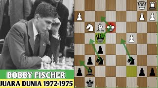 PERMAINAN PENUH TAKTIK DAN KOMBINASI BOBBY FISCHER JUARA DUNIA CATUR TAHUN 1972-1975 screenshot 1