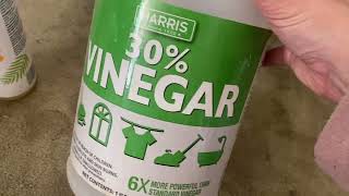 Honest Review Harris 30% Concentrate White Vinegar | Cleaning & Mold