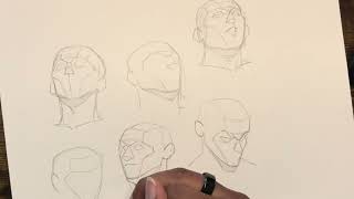 Asaro Head Studies 8/18/26