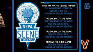 NEPA Scene Open Mic live at The V-Spot in Scranton - Week 3 - 2024