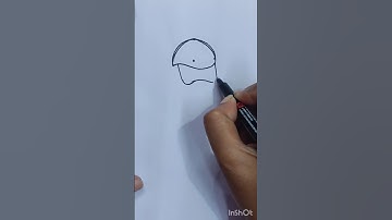 How To Draw A Cap From Five Dots | Cap Drawing Easy #art #drawing #trending #viral #shorts