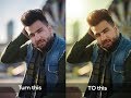 Outdoor photographe edit photoshop tutorial and a free sun flyer psd