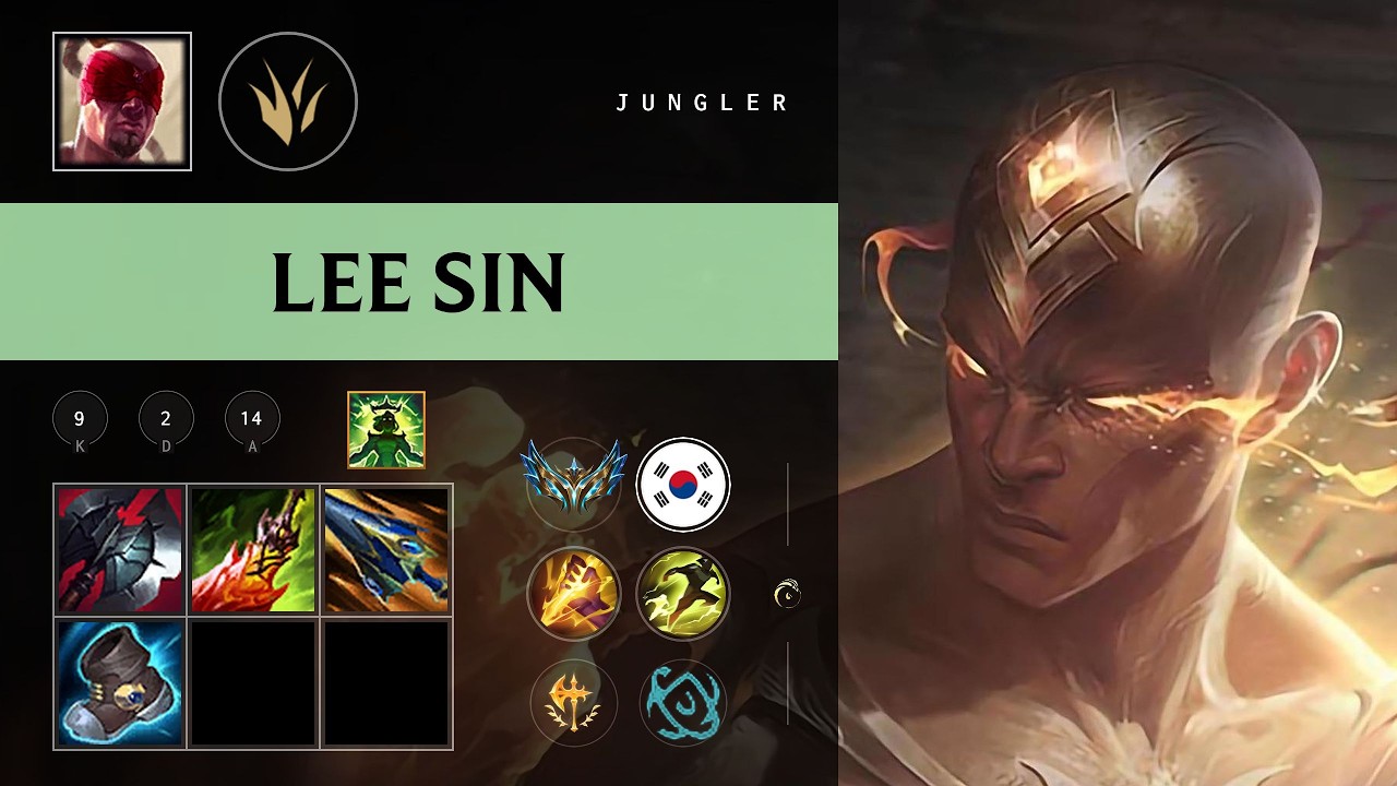 Lee Sin Jungle vs Xin Zhao - KR Challenger Patch 26.09 - YouTube