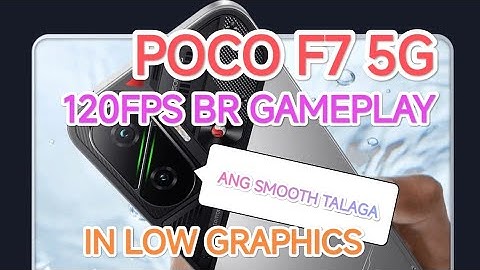 120FPS BR GAMEPLAY IN LOW GRAPHICS | POCO F7 5G