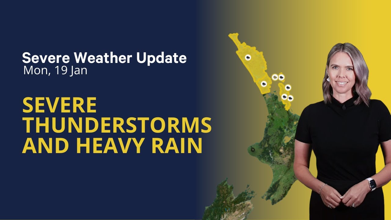 Heavy Rain for the North - Severe Weather Update - Monday 19 Jan 2026 ...
