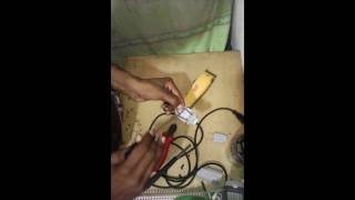 Adaptando Maquinas Da Wahl Com Tomada Para O Fio Não Enrola