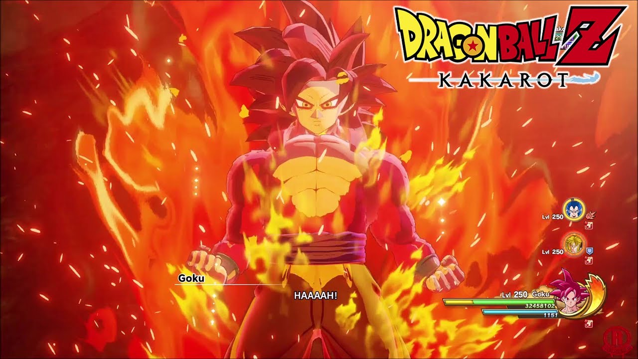 Dragon Ball Z: Kakarot - New Super Saiyan 4 Goku! SSJ4 Goku Gameplay Mod 