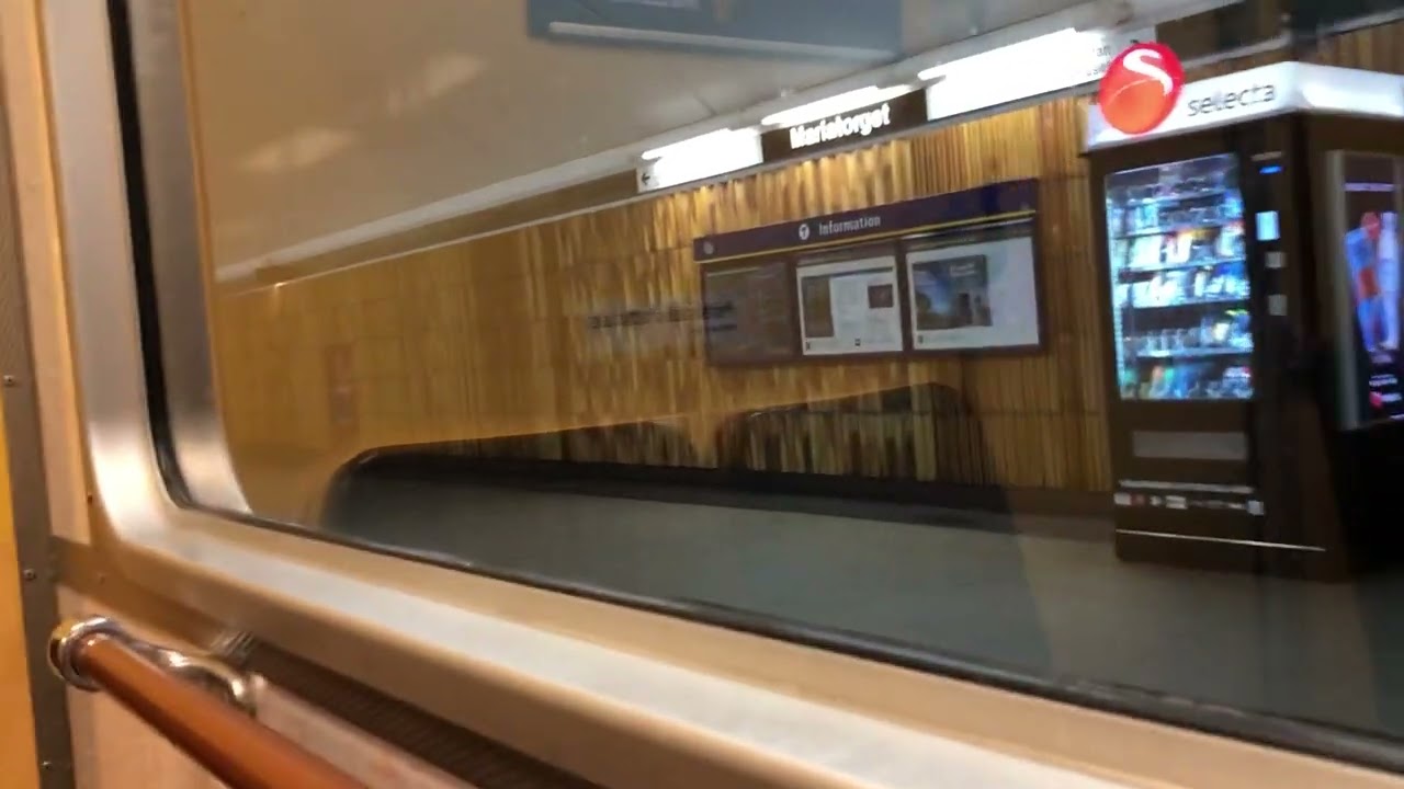 Hornstull 🔴 Gamla Stan med C14 Tunnelbana 1298.