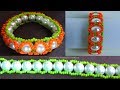 DIY Jewellary Making Video Tutorial |Simply Elegant Wedding Bracelet|Super easy Tutorial