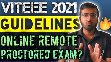 VITEEE 2021 Guidelines🔥🔥 | Online Remote Proctored Exam🤔 | Cheating Ho Payega?😱 #viteee2021