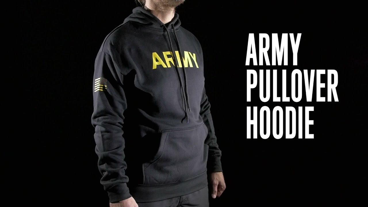 Youth Army Hooded Sweatshirt In Gray - Foto 14