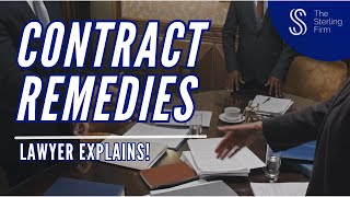 ⚖️ Learn The Ins And Outs Of CONTRACT REMEDIES! #lawyer by Lawyer Tips by The Sterling Firm #lawyer 110 views 5 months ago 3 minutes, 47 seconds