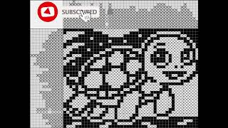 Nonogram: Japanese crossword «Turtle» Size: 45x35 Picture:8/10 Difficulty:6/10