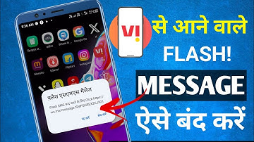 How to Stop Vi Menu Alert | Vi Flash Message Kaise Band Kare | How To Stop Android Notification